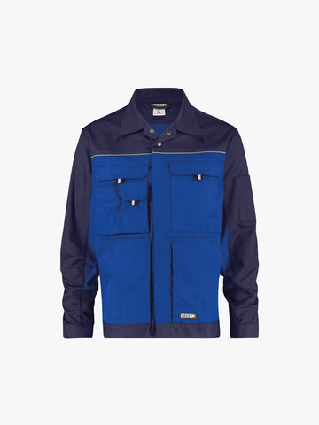 Dassy Lugano Tweekleurige werkvest - Korenblauw/Marineblauw Werkvest Dassy