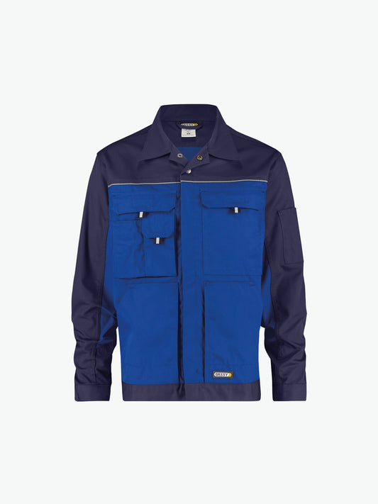 Dassy Lugano Tweekleurige werkvest - Korenblauw/Marineblauw Werkvest Dassy