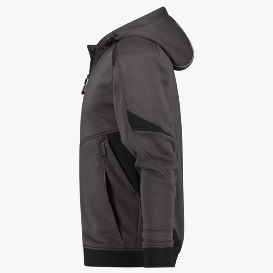 Dassy Lunax Hoodie - Antracietgrijs/Zwart Werkhoodie Dassy