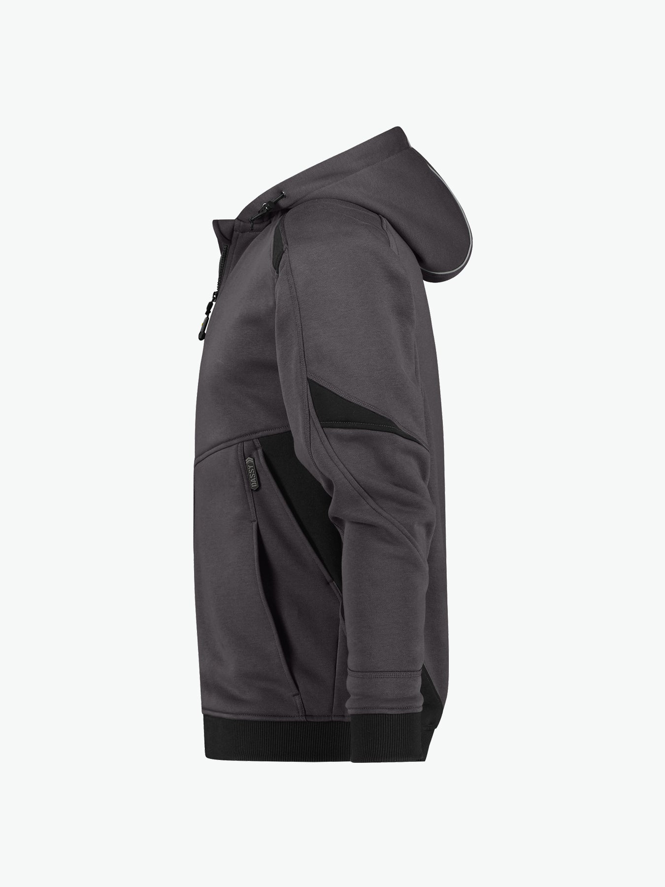 Dassy Lunax Hoodie - Antracietgrijs/Zwart Werkhoodie Dassy