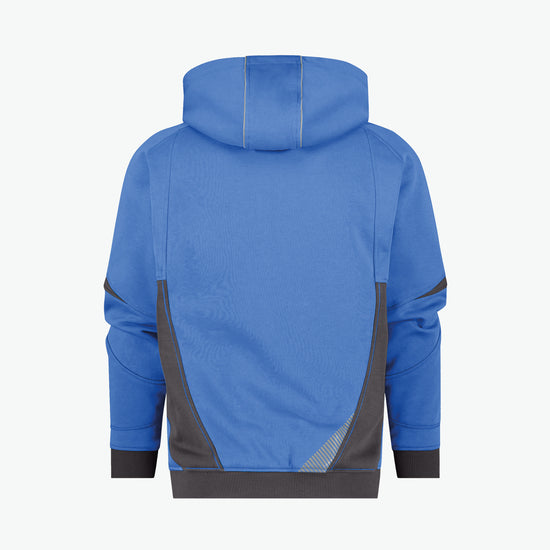 Dassy Lunax Hoodie - Azuurblauw/Antracietgrijs Werkhoodie Dassy
