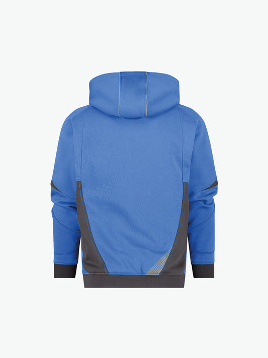 Dassy Lunax Hoodie - Azuurblauw/Antracietgrijs Werkhoodie Dassy
