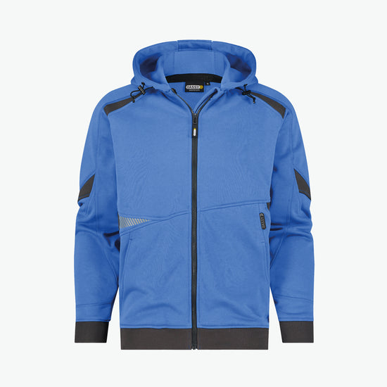 Dassy Lunax Hoodie - Azuurblauw/Antracietgrijs Werkhoodie Dassy