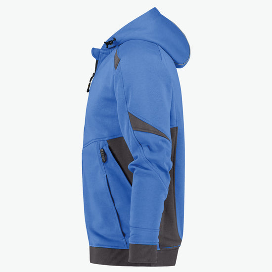 Dassy Lunax Hoodie - Azuurblauw/Antracietgrijs Werkhoodie Dassy