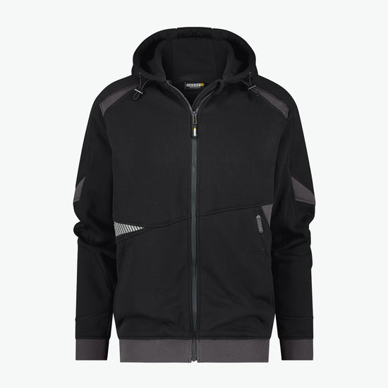 Dassy Lunax Hoodie - Zwart/Antracietgrijs Werkhoodie Dassy