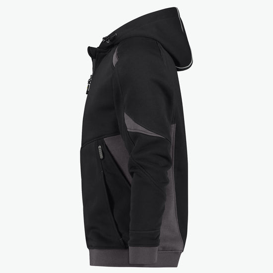 Dassy Lunax Hoodie - Zwart/Antracietgrijs Werkhoodie Dassy
