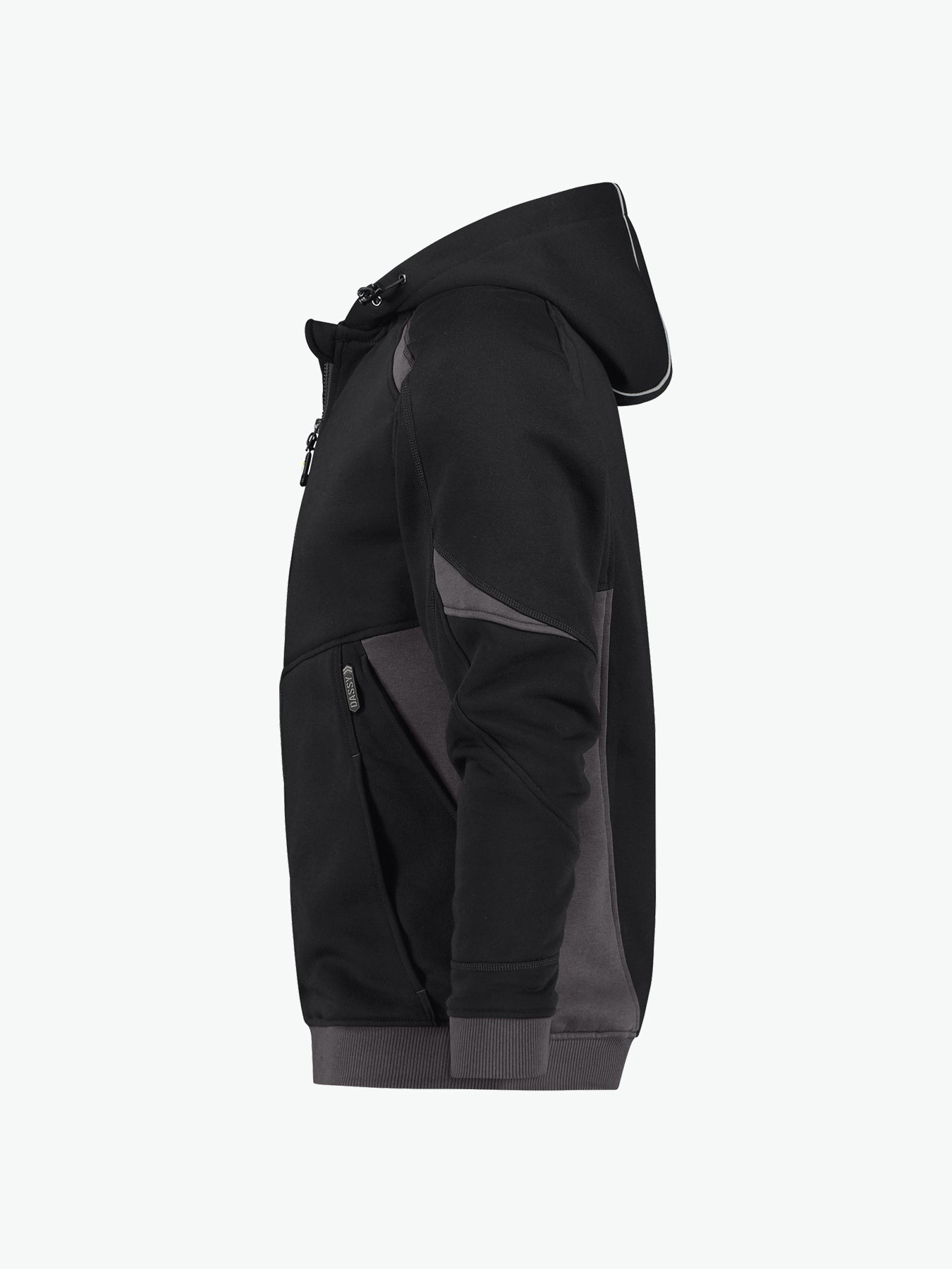 Dassy Lunax Hoodie - Zwart/Antracietgrijs Werkhoodie Dassy
