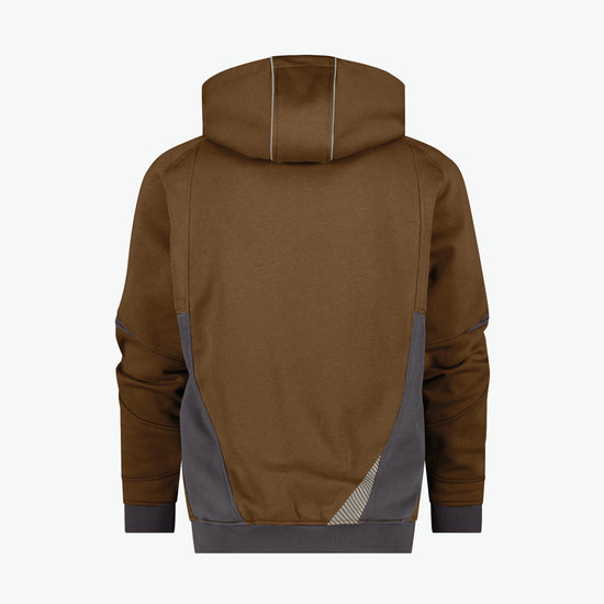 Dassy Lunax Hoodie - Leembruin/Antracietgrijs Werkhoodie Dassy