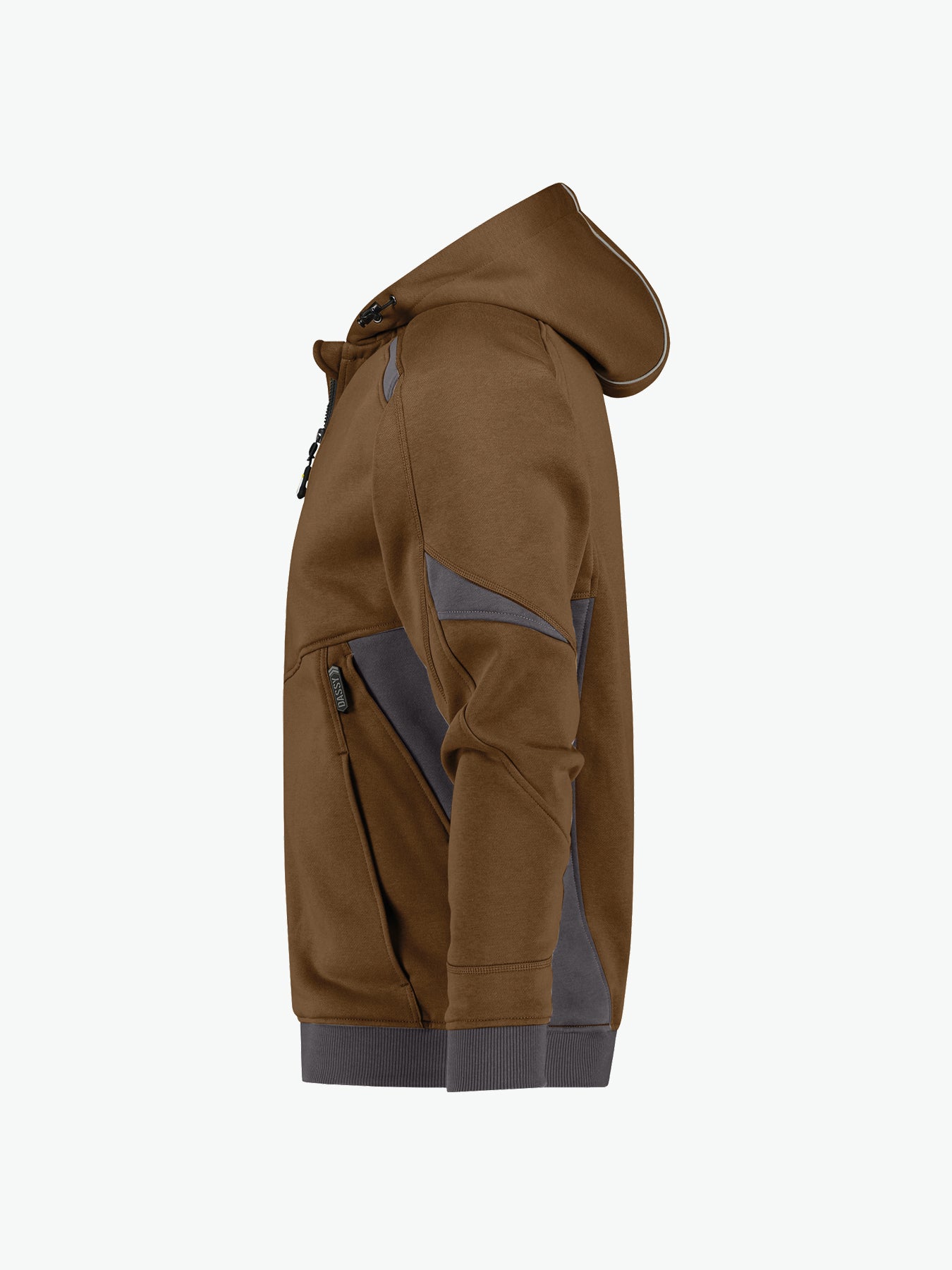 Dassy Lunax Hoodie - Leembruin/Antracietgrijs Werkhoodie Dassy