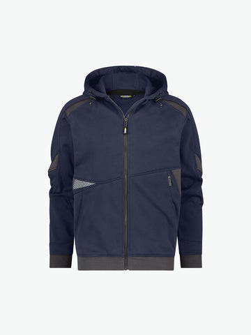 Dassy Lunax Hoodie - Nachtblauw/Antracietgrijs Werkhoodie Dassy