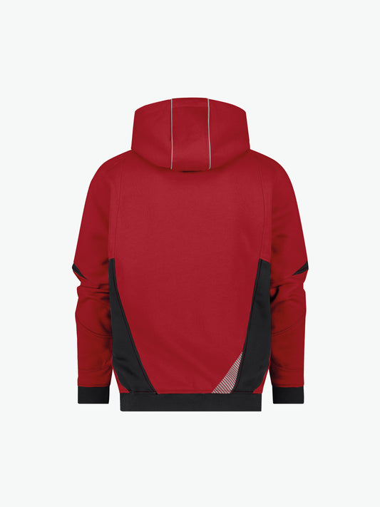 Dassy Lunax Hoodie - Rood/Zwart Werkhoodie Dassy