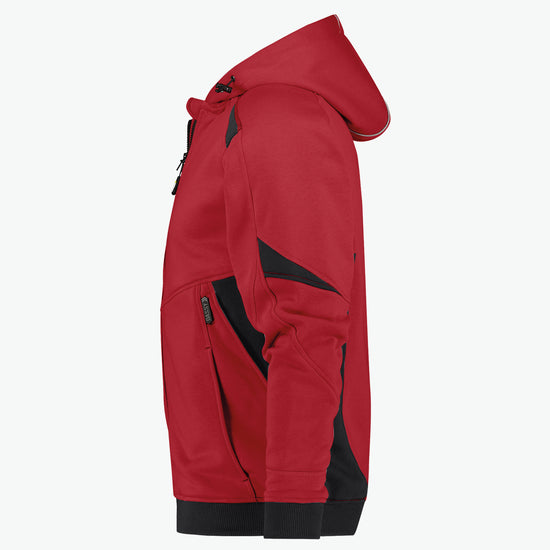 Dassy Lunax Hoodie - Rood/Zwart Werkhoodie Dassy