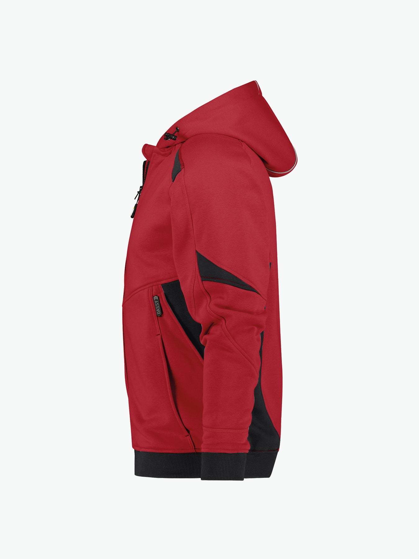 Dassy Lunax Hoodie - Rood/Zwart Werkhoodie Dassy