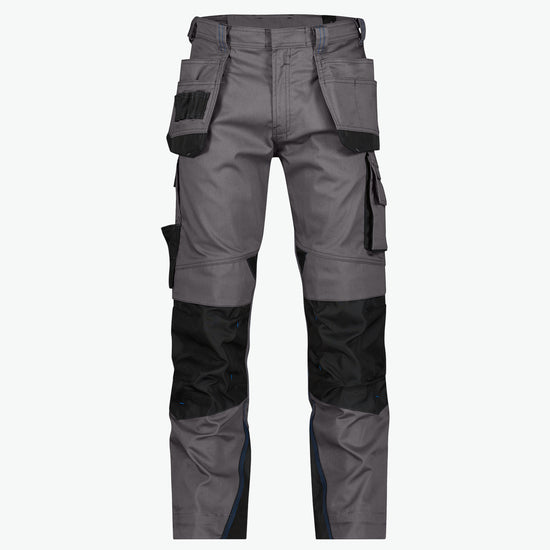 Dassy Magnetic Holsterzakkenbroek met kniezakken - Antracietgrijs/Zwart Werkbroek Dassy