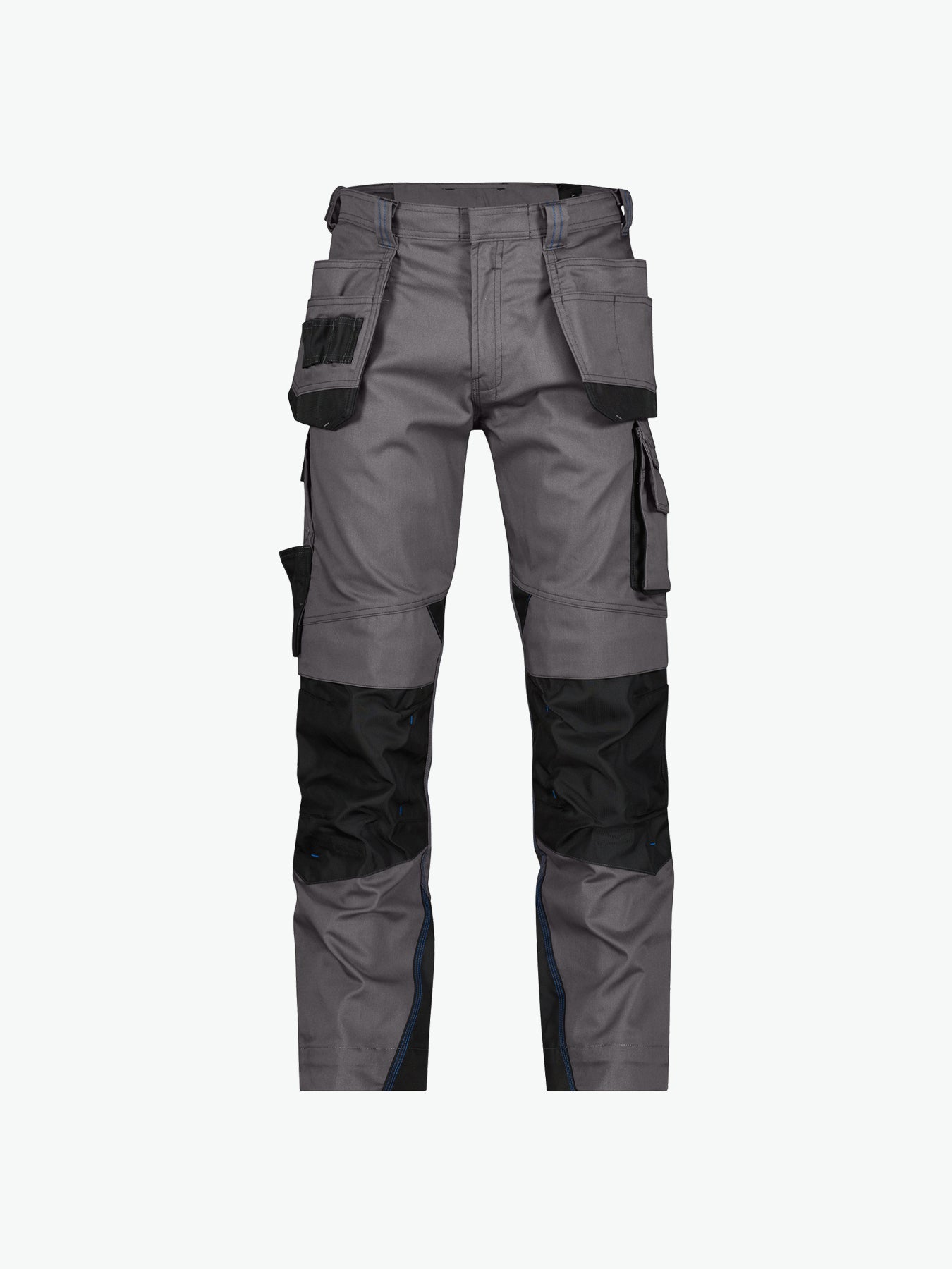 Dassy Magnetic Holsterzakkenbroek met kniezakken - Antracietgrijs/Zwart Werkbroek Dassy