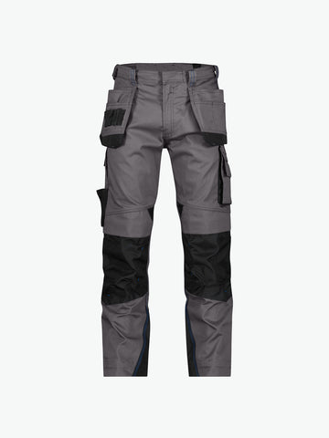 Dassy Magnetic Holsterzakkenbroek met kniezakken - Antracietgrijs/Zwart Werkbroek Dassy