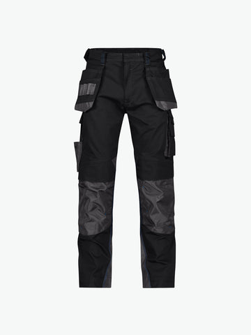 Dassy Magnetic Holsterzakkenbroek met kniezakken - Zwart/Antracietgrijs Werkbroek Dassy