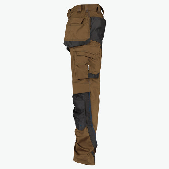 Dassy Magnetic Holsterzakkenbroek met kniezakken - Leembruin/Antracietgrijs Werkbroek Dassy