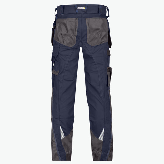 Dassy Magnetic Holsterzakkenbroek met kniezakken - Nachtblauw/Antracietgrijs Werkbroek Dassy