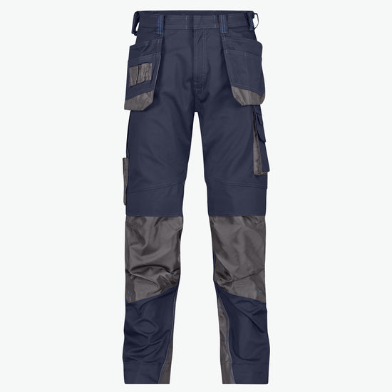 Dassy Magnetic Holsterzakkenbroek met kniezakken - Nachtblauw/Antracietgrijs Werkbroek Dassy