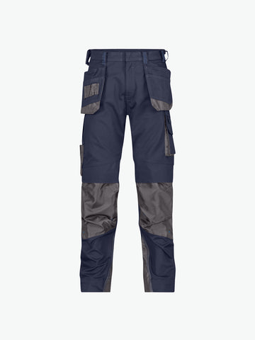 Dassy Magnetic Holsterzakkenbroek met kniezakken - Nachtblauw/Antracietgrijs Werkbroek Dassy
