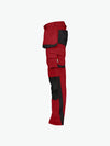 Dassy Magnetic Holsterzakkenbroek met kniezakken - Rood/Zwart Werkbroek Dassy