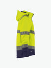 Dassy Malaga Hogezichtbaarheidssoftshelljas - Fluogeel/Marineblauw Werkjas Softshell HiVis Dassy