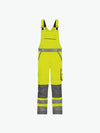 Dassy Malmedy Hogezichtbaarheidsbretelbroek met kniezakken - Fluogeel/Cementgrijs Werkbroek HiVis Dassy