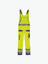 Dassy Malmedy Hogezichtbaarheidsbretelbroek met kniezakken - Fluogeel/Marineblauw Werkbroek HiVis Dassy
