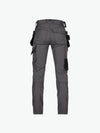 Dassy Matrix Stretch holsterzakkenbroek met kniezakken - Antracietgrijs/Zwart Werkbroek Dassy