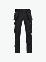Dassy Matrix Stretch holsterzakkenbroek met kniezakken - Zwart Werkbroek Dassy