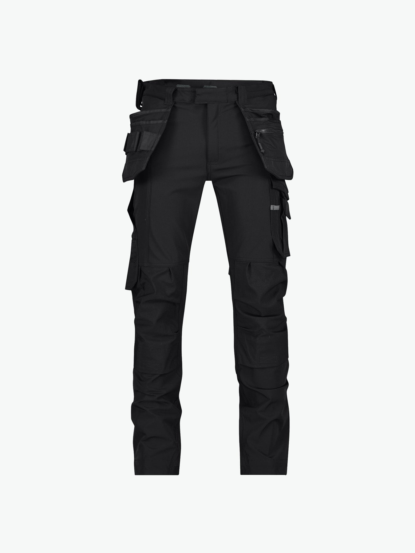 Dassy Matrix Stretch holsterzakkenbroek met kniezakken - Zwart Werkbroek Dassy