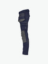 Dassy Matrix Stretch holsterzakkenbroek met kniezakken - Nachtblauw/Antracietgrijs Werkbroek Dassy