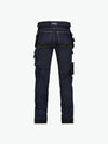 Dassy Melbourne Stretch holsterzakkenjeans met kniezakken - Jeansblauw/Zwart Werkbroek Dassy
