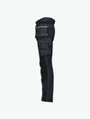 Dassy Melbourne Stretch holsterzakkenjeans met kniezakken - Jeansblauw/Zwart Werkbroek Dassy