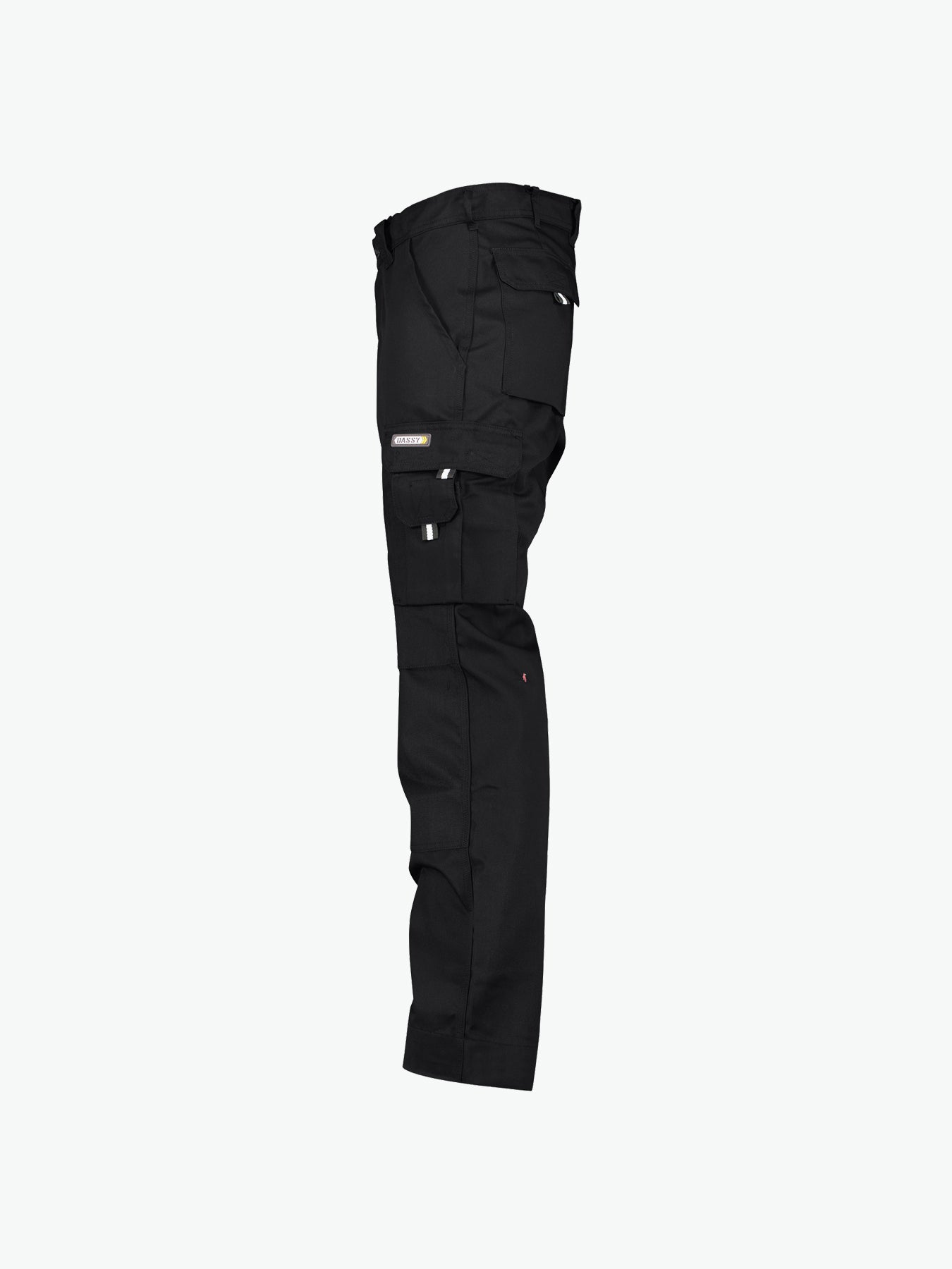 Dassy Miami Werkbroek met kniezakken - Zwart Werkbroek Dassy