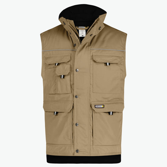 Dassy Mons Bodywarmer - Beige Werkvest Dassy