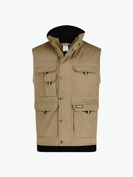 Dassy Mons Bodywarmer - Beige Werkvest Dassy
