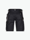 Dassy Monza Tweekleurige holsterzakkenshort - Zwart/Cementgrijs Korte Werkbroek Dassy