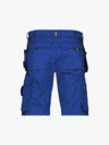 Dassy Monza Tweekleurige holsterzakkenshort - Korenblauw/Marineblauw Korte Werkbroek Dassy