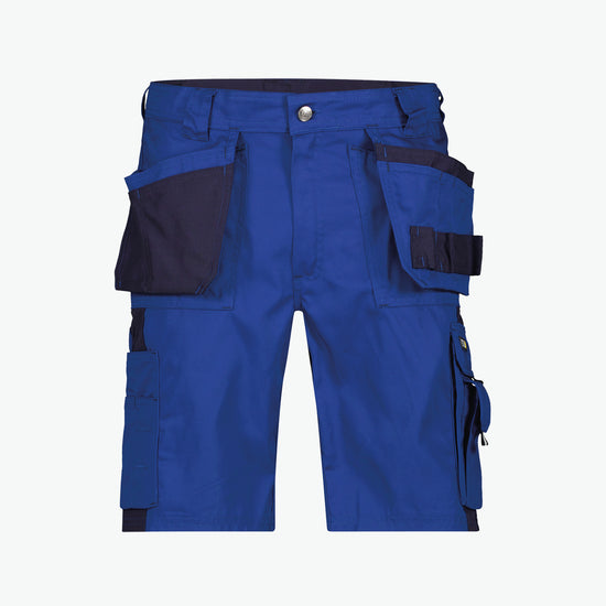 Dassy Monza Tweekleurige holsterzakkenshort - Korenblauw/Marineblauw Korte Werkbroek Dassy
