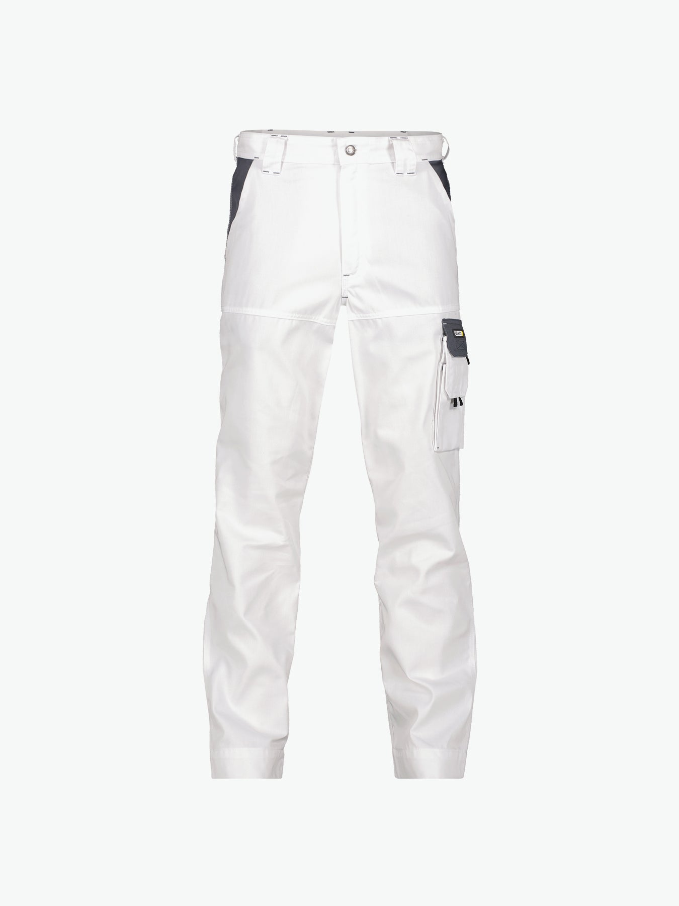 Dassy Nashville Tweekleurige werkbroek - Wit/Cementgrijs Werkbroek Dassy