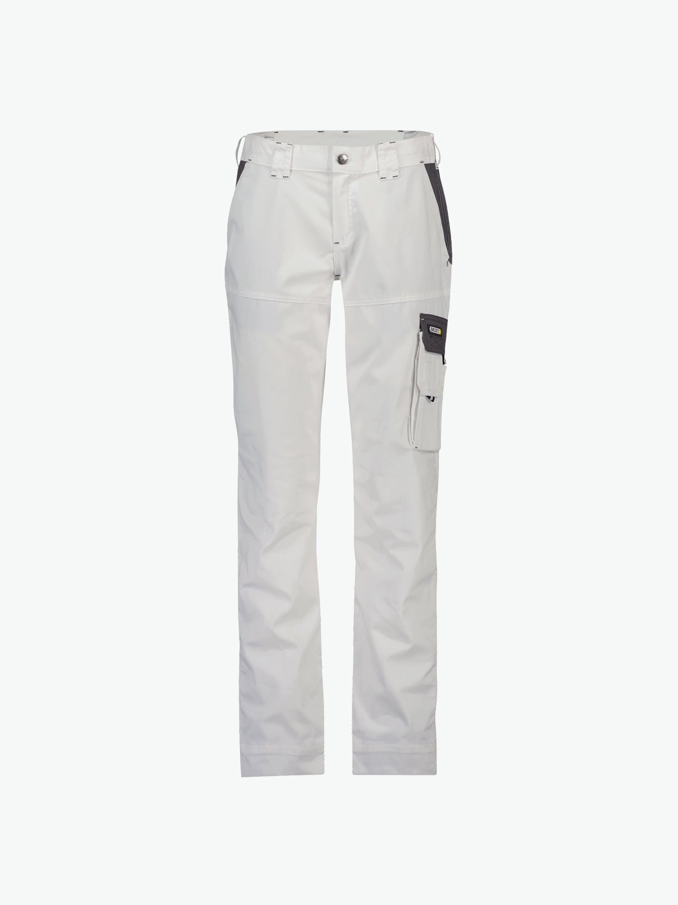 Dassy Nashville Women Tweekleurige werkbroek voor dames - Wit/Cementgrijs Werkbroek Dames Dassy