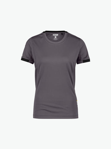 Dassy Nexus Women T-shirt voor dames - Antracietgrijs/Zwart Werkshirt Dames Dassy