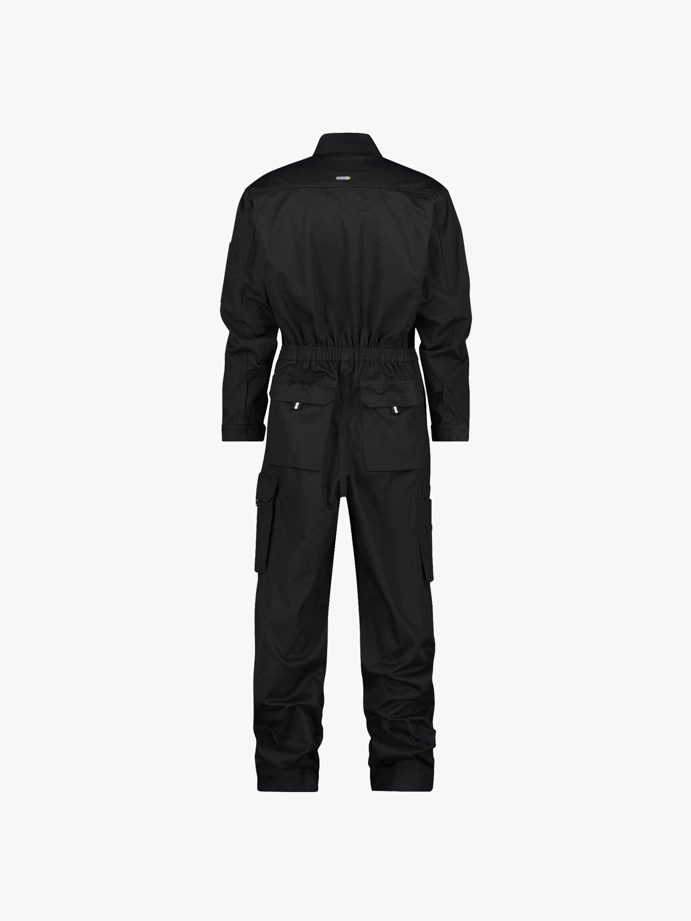 Dassy Nimes Katoen Overall met kniezakken - Zwart Werkbroek Dassy