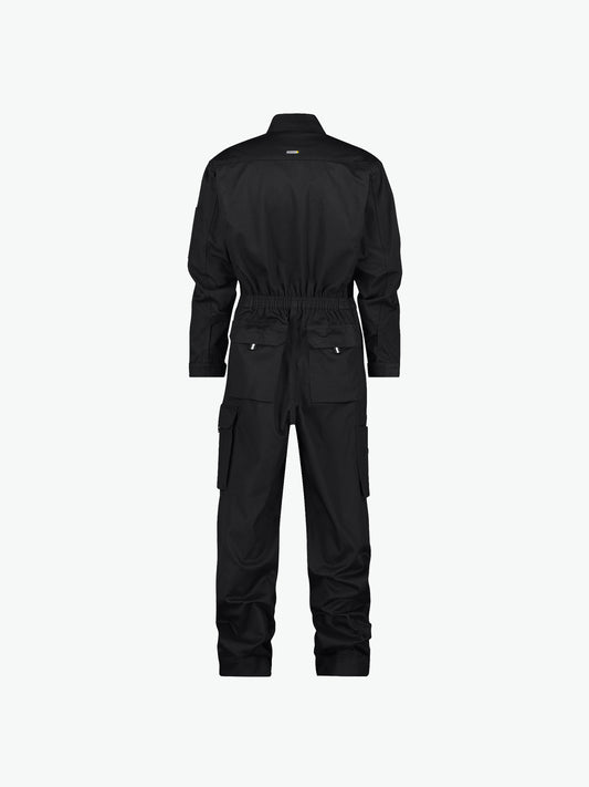 Dassy Nimes Katoen Overall met kniezakken - Zwart Werkbroek Dassy