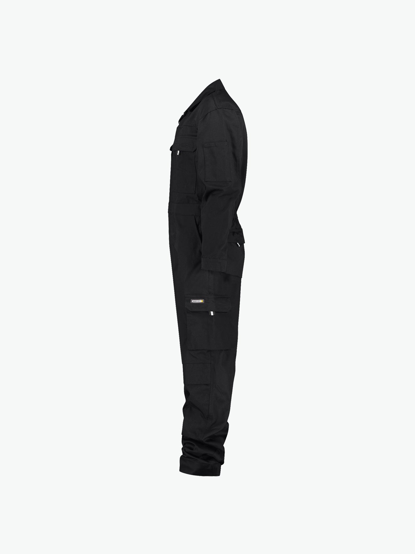 Dassy Nimes Katoen Overall met kniezakken - Zwart Werkbroek Dassy