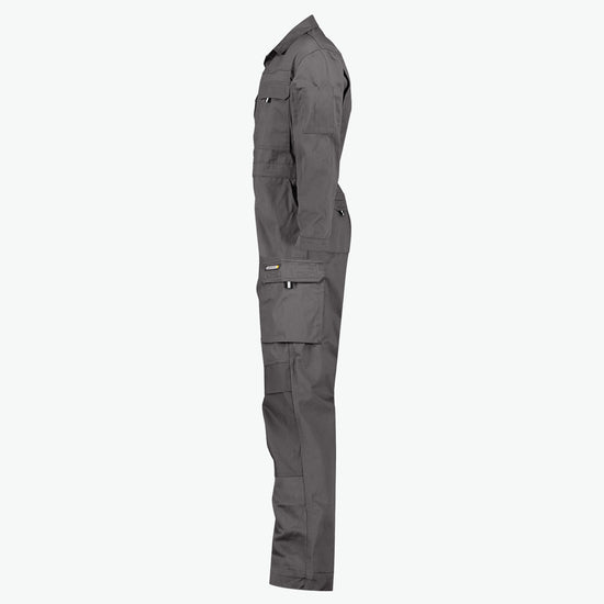 Dassy Nimes Katoen Overall met kniezakken - Cementgrijs Werkbroek Dassy