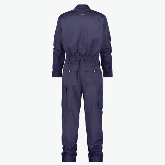 Dassy Nimes Katoen Overall met kniezakken - Marineblauw Werkbroek Dassy