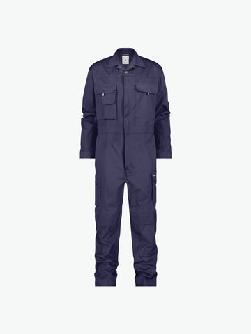 Dassy Nimes Katoen Overall met kniezakken - Marineblauw Werkbroek Dassy
